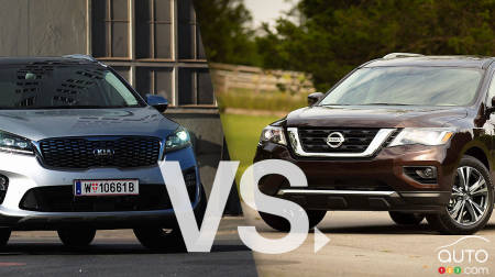 Comparaison : Kia Sorento 2019 vs Nissan Pathfinder 2019